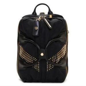 CARAA Gold Studded Studio Bag, Medium, Black